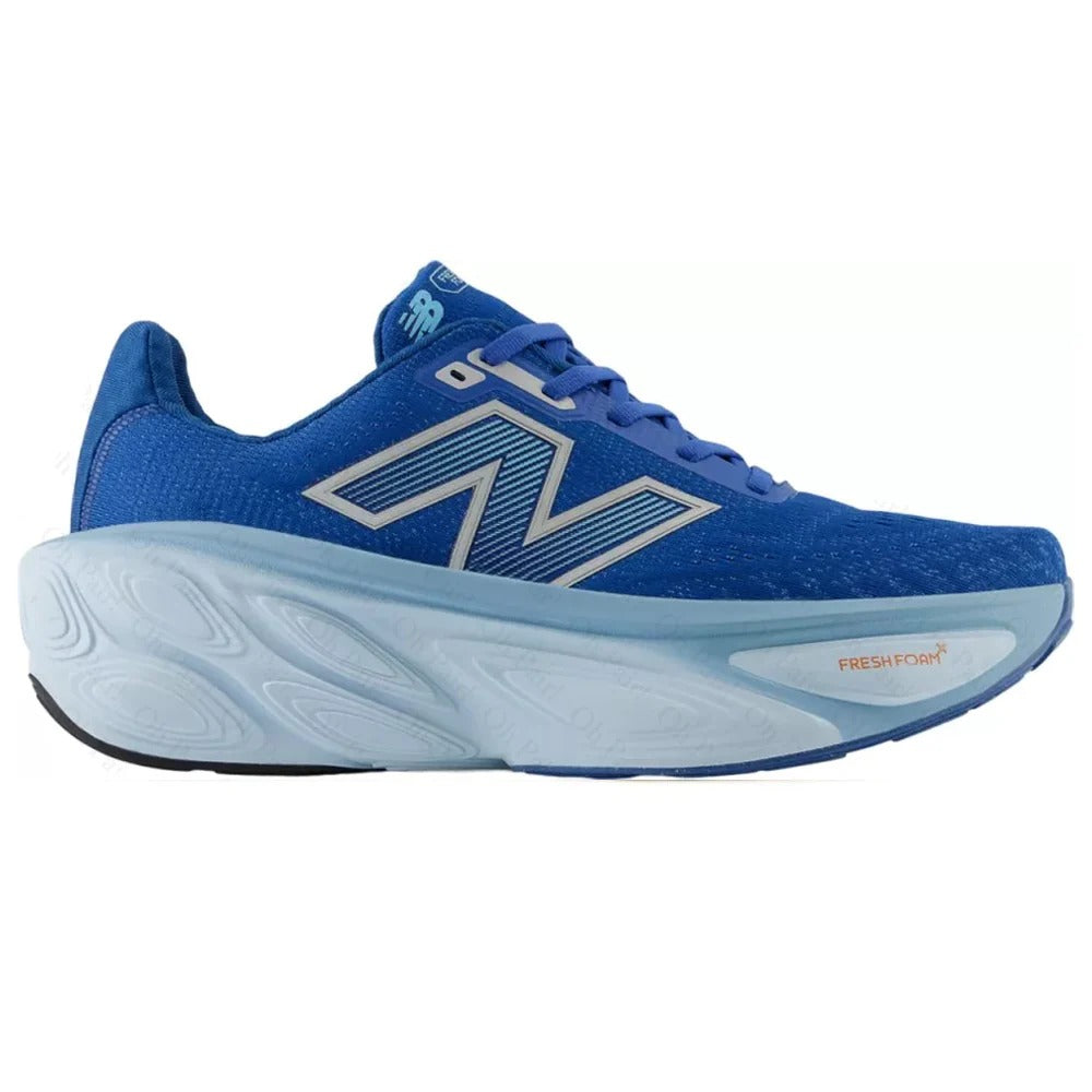 New Balance Fresh Foam X More V5 Blue Agate & Quarry Blue – Side View | Men's Running Shoes Pakistan