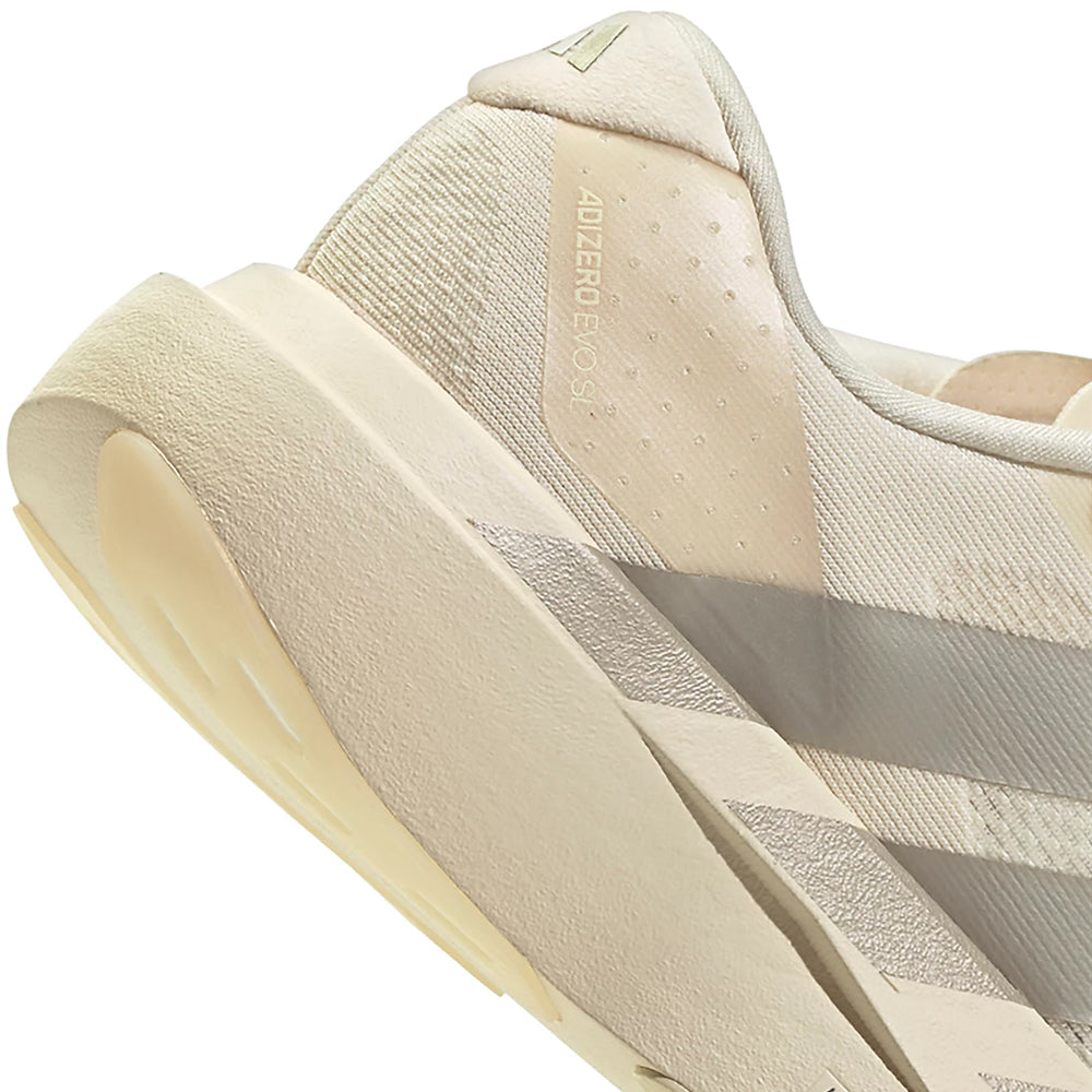 Adidas Adizero Evo SL Ivory Cream Metallic
