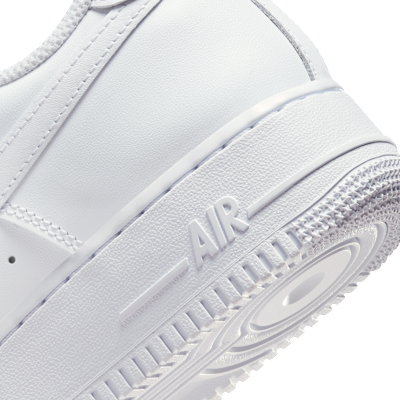 Nike Air Force 1 07 FlyEase All White – medial side view, buy Nike shoes online in Pakistan
