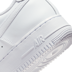 Nike Air Force 1 07 FlyEase All White – medial side view, buy Nike shoes online in Pakistan