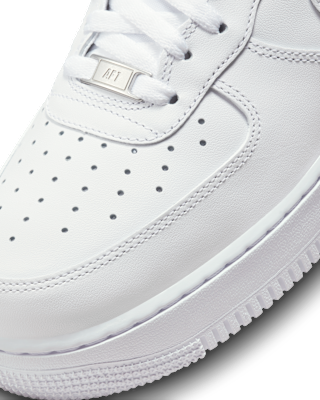 Nike Air Force 1 Triple White sole and outsole detail – premium sneakers in Pakistan at Vorah.pk