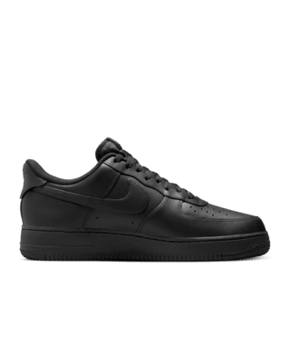 Nike Air Force 1 Triple Black – Side View | Cash on Delivery Pakistan