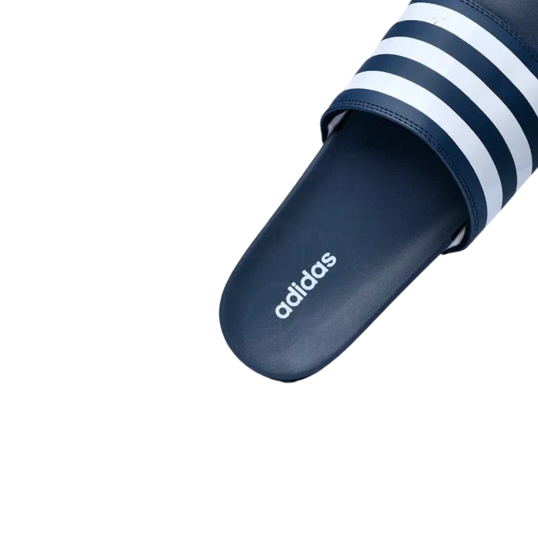 Adidas Slide Navy Blue – Lifestyle Shot | Adidas Adilette Comfort Pakistan